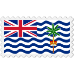 British Indian Ocean Territory Flag Stamp Favicon 