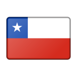 Chile Flag Bevelled Favicon 