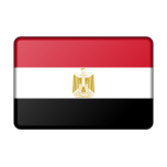 Egypt Flag Bevelled Favicon 