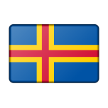 Flag Of Aland Bevelled Favicon 