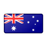 Flag Of Australia Bevelled Favicon 