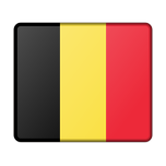 Flag Of Belgium Bevelled Favicon 