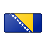 Flag Of Bosnia Herzegovina Bevelled Favicon 