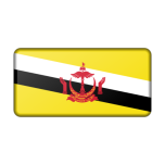 Flag Of Brunei Bevelled Favicon 