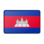 Flag Of Cambodia Bevelled Favicon 