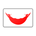 Flag Of Easter Island Bevelled Favicon 