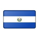 Flag Of El Salvador Bevelled Favicon 