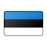 Flag Of Estonia Bevelled Favicon 