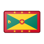 Flag Of Grenada Bevelled Favicon 