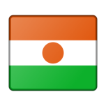 Flag Of Niger Bevelled Favicon 