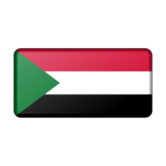 Flag Of Sudan Bevelled Favicon 