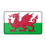 Flag Of Wales Bevelled Favicon 