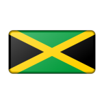 Jamaica Flag Bevelled Favicon 