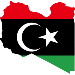 Libya Flag Map Favicon 