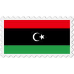Libya Flag Stamp Favicon 