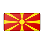 Macedonia Flag Bevelled Favicon 