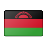 Malawi Flag Bevelled Favicon 