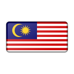 Malaysia Flag Bevelled Favicon 