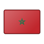 Morocco Flag Bevelled Favicon 