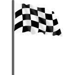 Motor Racing Flag    Chequered Flag Favicon 