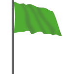 Motor Racing Flag    Green Flag Favicon 