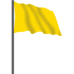 Motor Racing Flag    Yellow Flag Favicon 