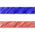Serbia Flag Linear Favicon 