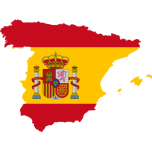 Spain Map Flag Favicon 