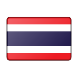 Thailand Flag Bevelled Favicon 