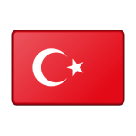 Turkey Flag Bevelled Favicon 