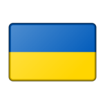 Ukraine Flag Bevelled Favicon 