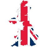 United Kingdom Flag Map Favicon 