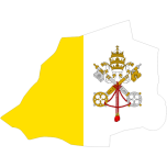 Vatican City Map Flag Favicon 
