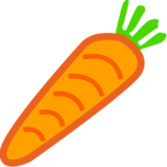 Carrot Platformer Game Powerup Favicon 