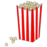 Movie Popcorn Bag Favicon 