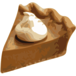 Pumpkin Pie Slice Favicon 