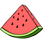 Simple Fruit Watermelon Favicon 