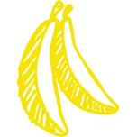 Sketched Bananas Favicon 