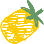 Sketched Pineapple Favicon 