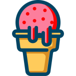 Strawberry Ice Cream Favicon 