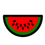 Watermelon Icon Favicon 