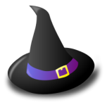 Black Witch Hat Favicon 