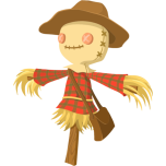 Cartoon Scarecrow Favicon 