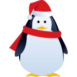 Christmas Penguin Favicon 