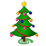 Colored Christmas Tree Favicon 