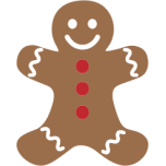 Gingerbread Man Favicon 