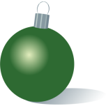 Green Christmas Ornament Favicon 