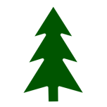 Simple Christmas Tree Favicon 