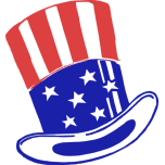 Uncle Sam Hat Favicon 