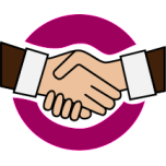 A Handshake Icon Favicon 